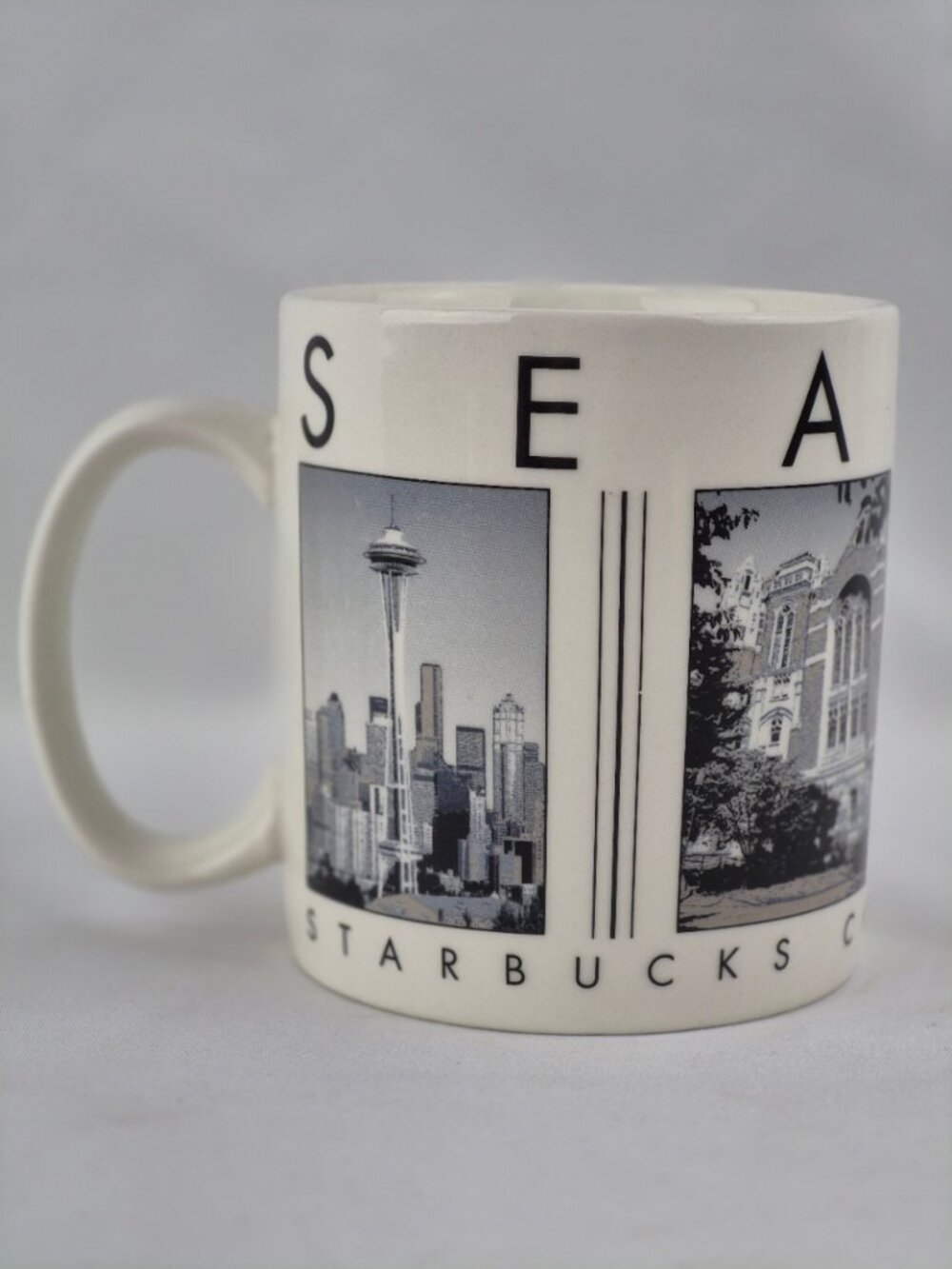 Starbucks City Scenes Series Seattle Coffee Mug 2005 Oversized 18 oz